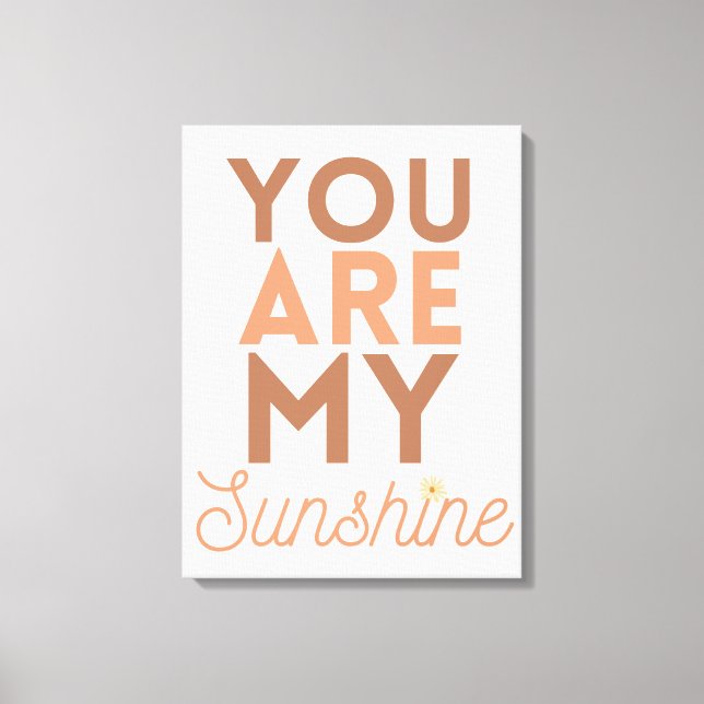 Little Girl Boho Sunshine Wall art Décor Canvas (Front)
