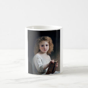 Little Girl, Bouguereau Coffee Mug