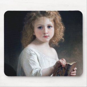 Little Girl, Bouguereau Mouse Mat