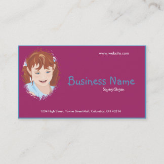 Little Girl Business Card