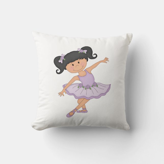 Little Girl Dancer-Curtsy Cushion (Front)