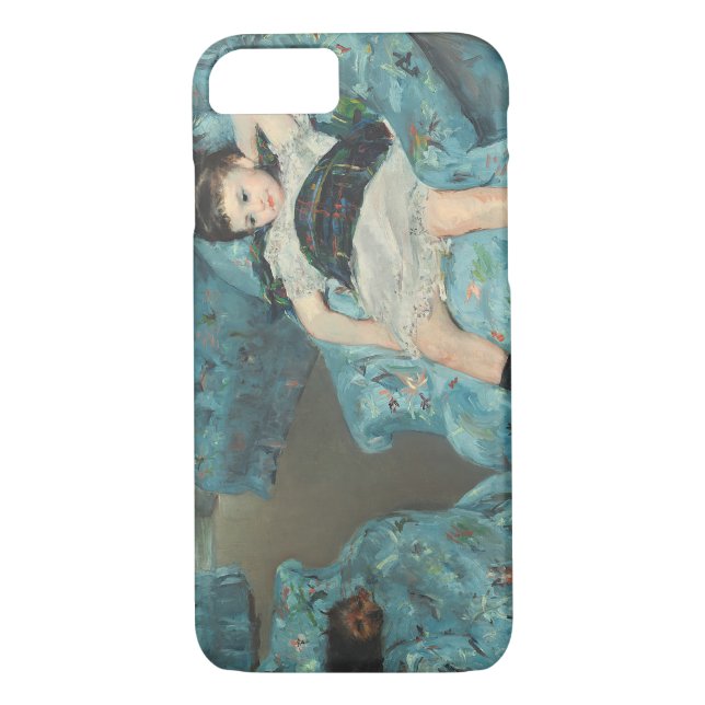 Little Girl in a Blue Armchair, 1878 (oi Case-Mate iPhone Case (Back)
