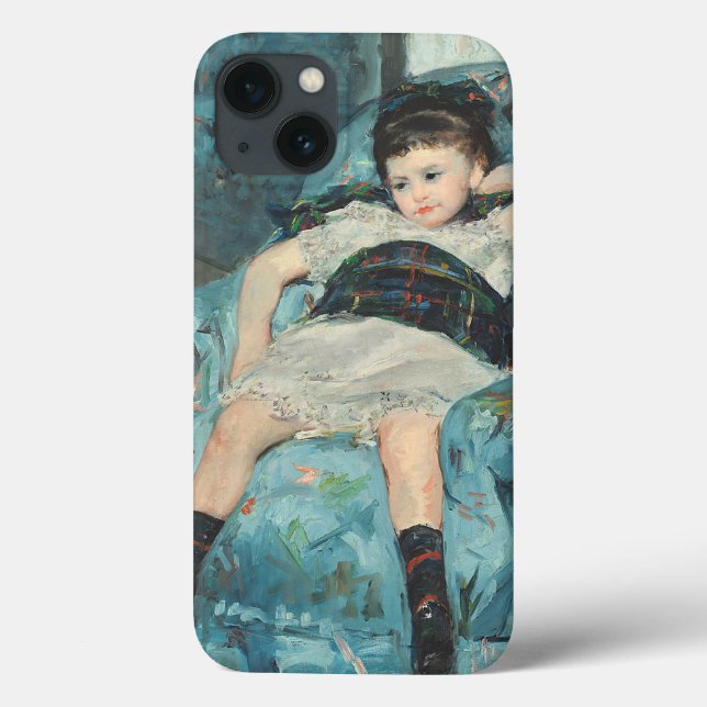 Little Girl in a Blue Armchair, 1878 (oi Case-Mate iPhone Case (Back)