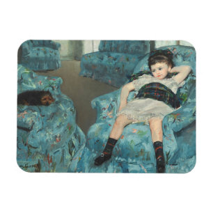 Little Girl in a Blue Armchair, 1878 (oi Magnet