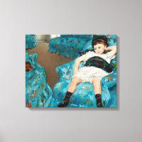Little Girl in a Blue Armchair by Mary Cassatt