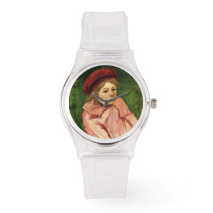 Little Girl in a Red Beret Watch