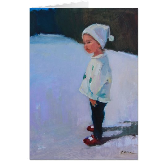 Little Girl Leder Card