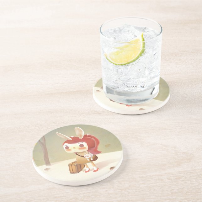 Little Girl Lost in the Forest Coaster (Side)