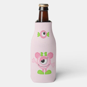 Little Girl Monster theme Party custom Guest Favou Bottle Cooler