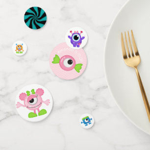Little Girl Monster themed Party Confetti