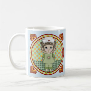Little girl nurse  coffee mug