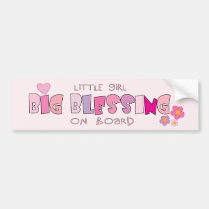 Little Girl ... on board Christian bumper sticker