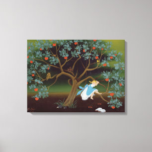 Little Girl on the Tree of Dreams Canvas Print