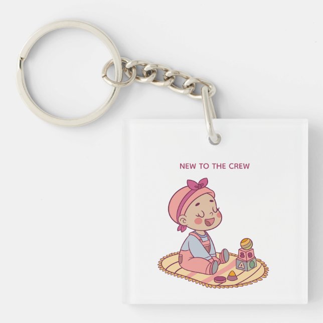 Little Girl Playing Key Ring (Front)