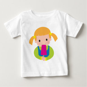 Little Girl Popsicle Baby T-Shirt