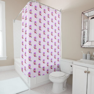 Little Girl Swinging Shower Curtain