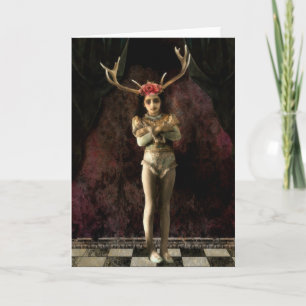 Little Girl Thirteen Card