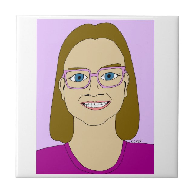 little girl  tile (Front)