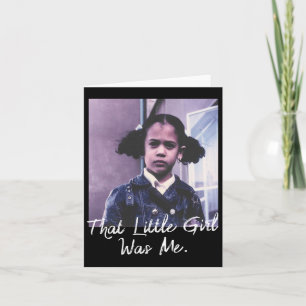 Little Girl Was Me T Shirt Kamala Harris 2020  Card