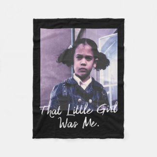 Little Girl Was Me T Shirt Kamala Harris 2020  Fleece Blanket