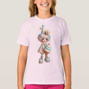 Little Girl with Ice Cream T-Shirt