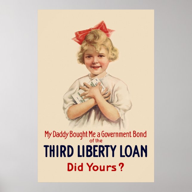Little Girl WW1 Bond Poster (Front)