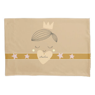 Little Girls Boho Princess Pillowcase