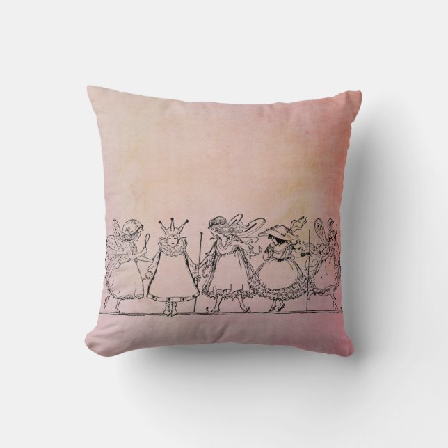 Little Girls Fairytale  Cushion (Front)