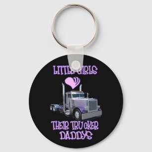 Little Girls Love Their Trucker Daddy&amp;apos;s Key Ring