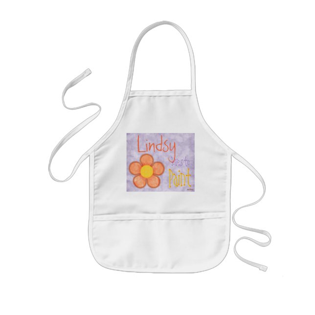 Little Girls Painting Apron (Front)