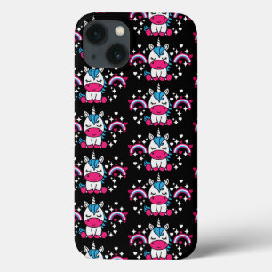 Little Girls Unicorn Pony iPhone 13 Case