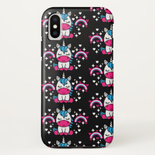 Little Girls Unicorn Pony iPhone XS Case