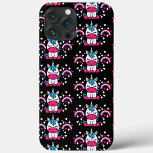 Little Girls Unicorn Pony iPhone 13 Pro Max Case