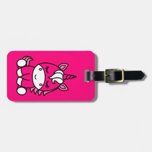 Little Girls Unicorn Pony Luggage Tag