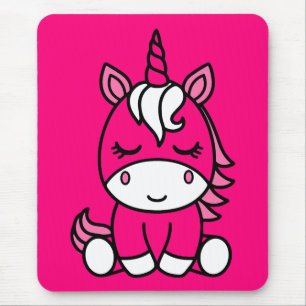 Little Girls Unicorn Pony Mouse Mat