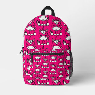 Little Girls Unicorn Pony Printed Backpack