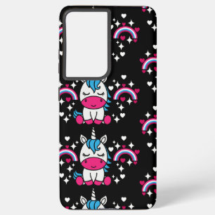 Little Girls Unicorn Pony Samsung Galaxy Case