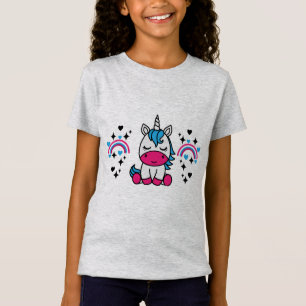 Little Girls Unicorn Pony T-Shirt