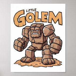 Little Golem Ck To School Kid Golem Poster