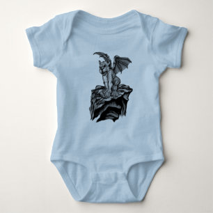 Little Golem Gargoyle Baby Bodysuit