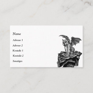 Little Golem Gargoyle Business Card
