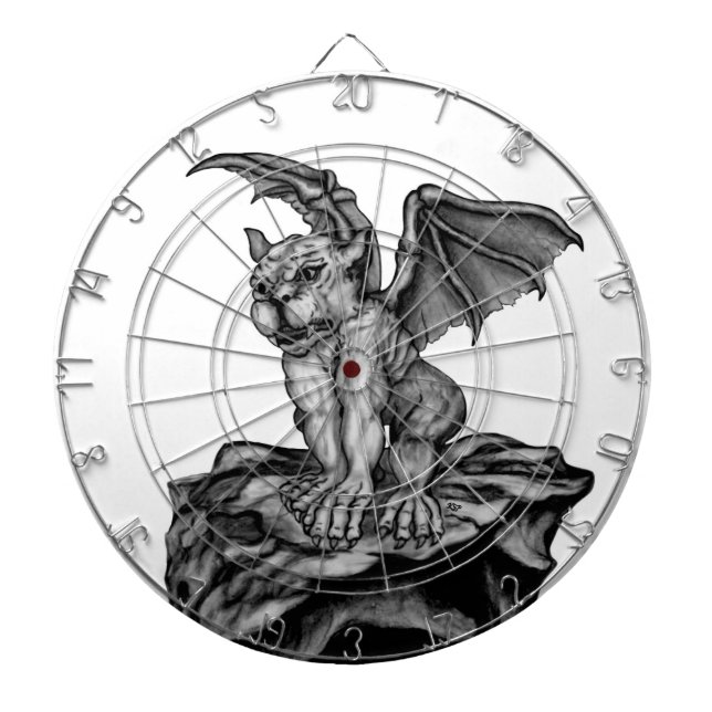 Little Golem Gargoyle Dartboard (Front)