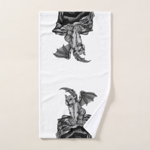 Little Golem Gargoyle Hand Towel