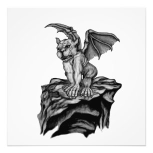 Little Golem Gargoyle Photo Print