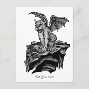Little Golem Gargoyle Postcard
