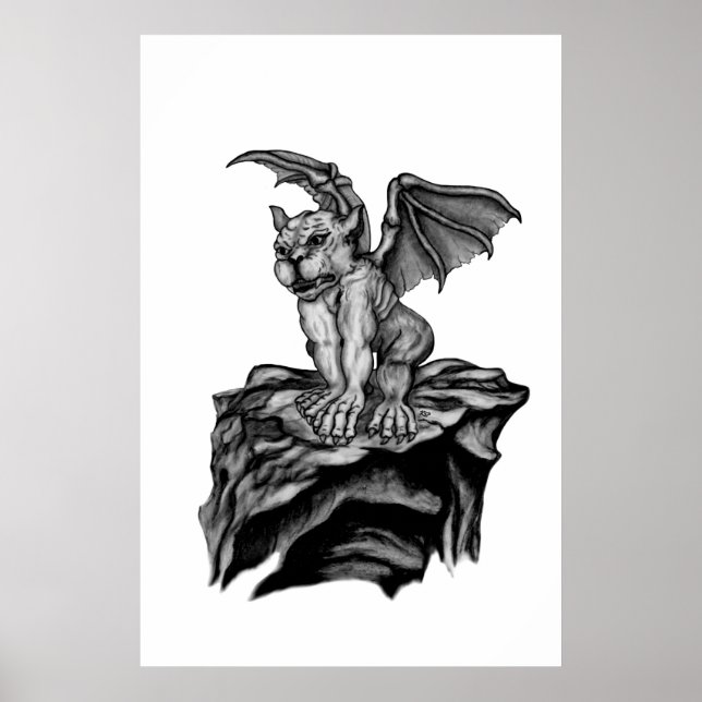 Little Golem Gargoyle Poster (Front)