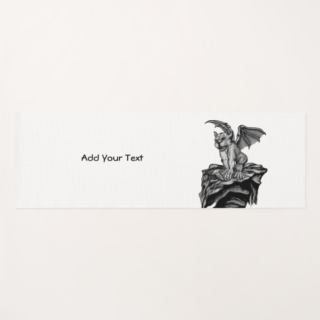 Little Golem Gargoyle Yoga Mat (Front (Horizontal))