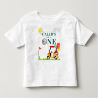 Little Golf Cart Balloons Pro Par-tee Birthday T-S