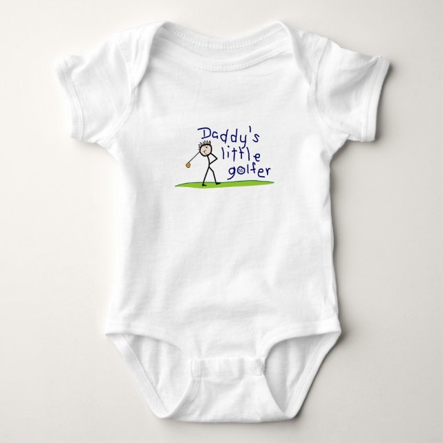 Little Golfer Baby Bodysuit (Front)