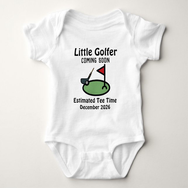 Little Golfer - Golfing Buddy Tee Time (Front)